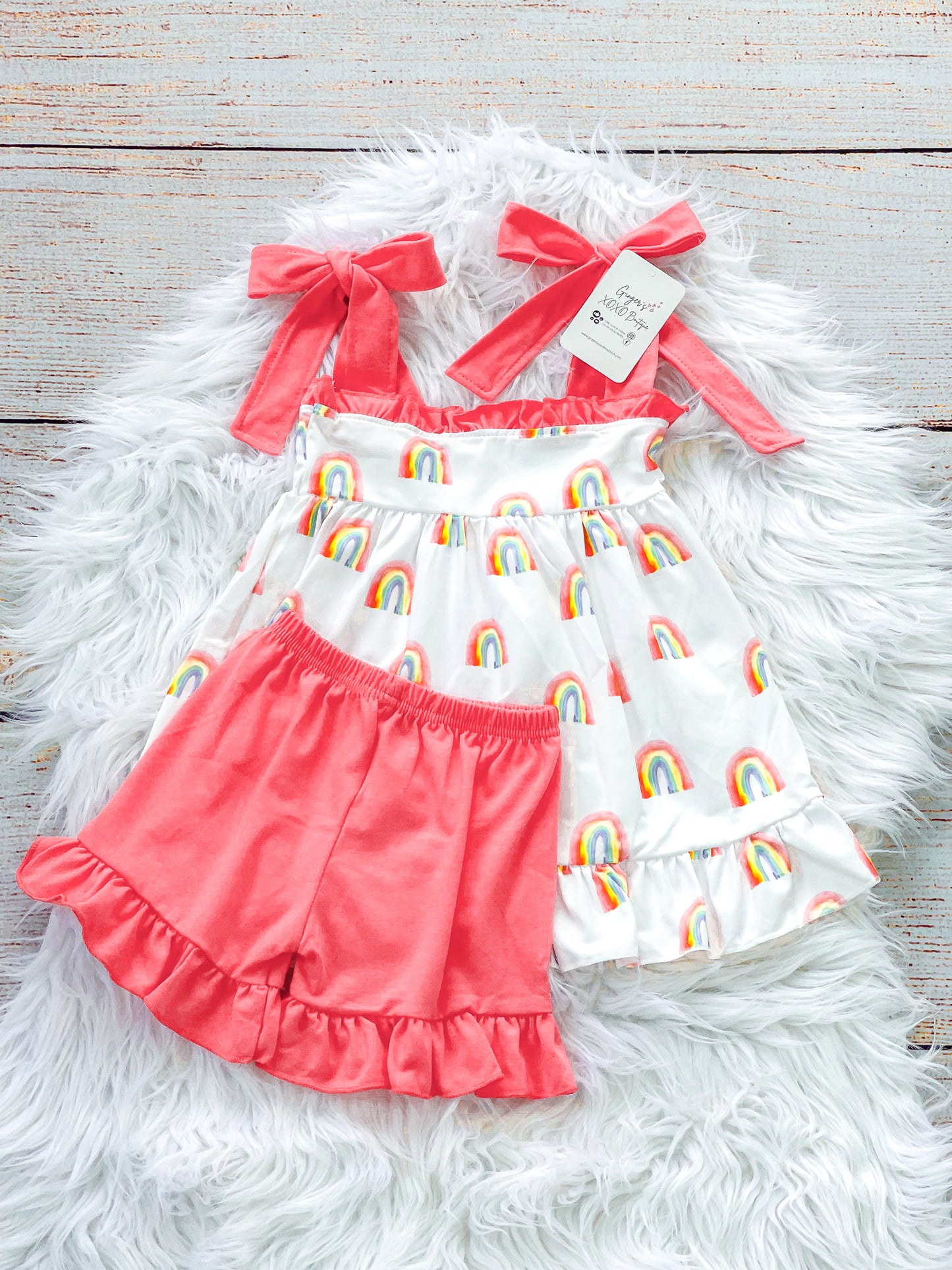 Rainbow Short Set