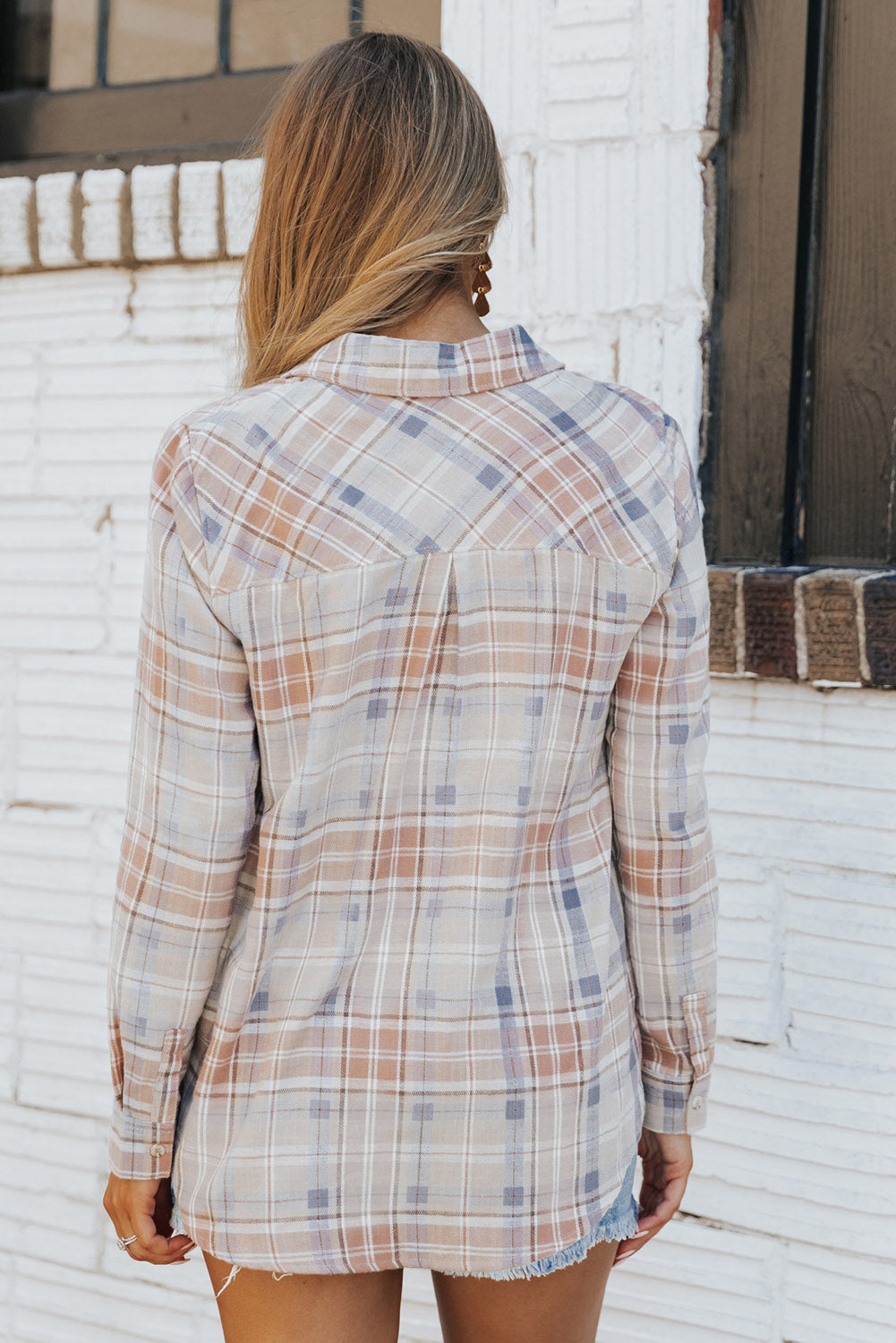 Light Khaki Classic Plaid Pattern