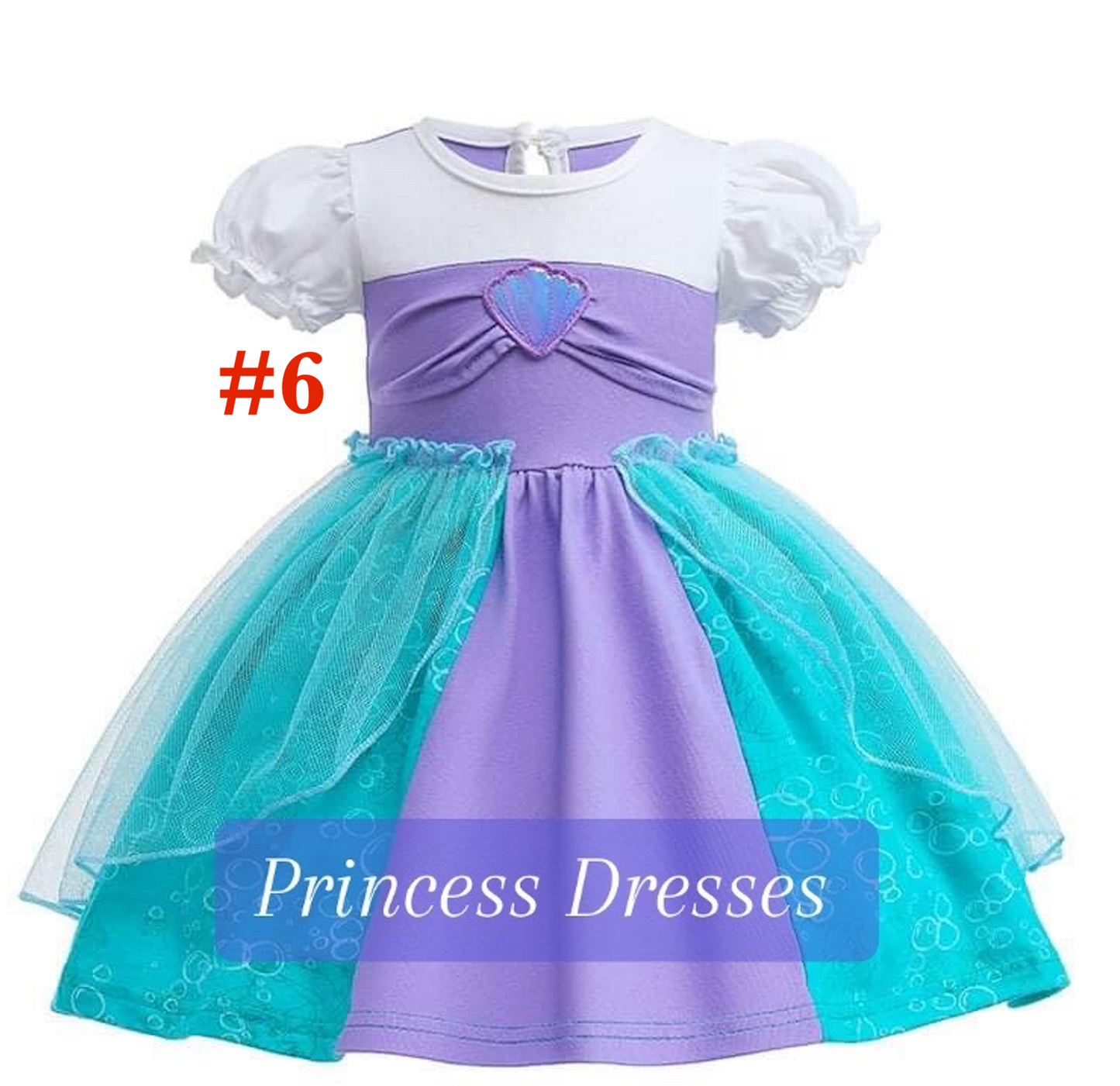 Part Of Your World Mermaid Princess Dress