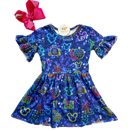 Enchanted Light Parade Inspired Dress