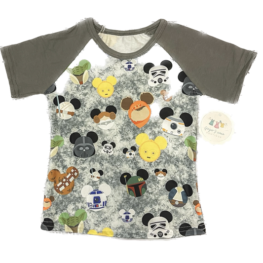 Character Themed Park Inspired Short Sleeve Boys T-shirt