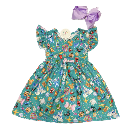 Character Theme Park Inspired Girls Dress